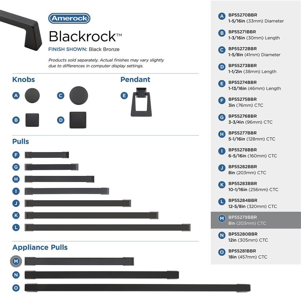 Blackrock Appliance Pull