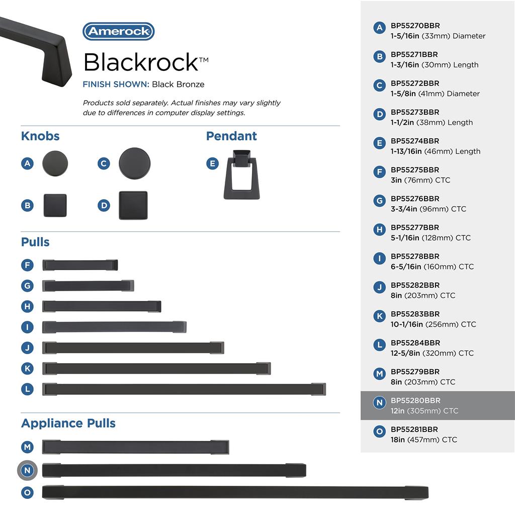 Blackrock Appliance Pull