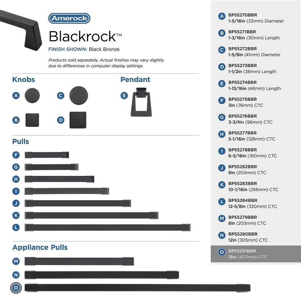 Blackrock Appliance Pull