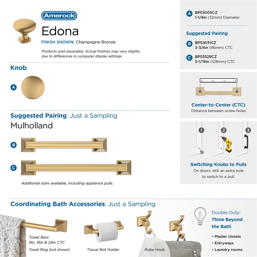 Edona Cabinet Knob