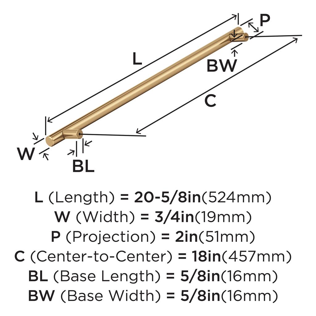 Bar Pulls Appliance Pull