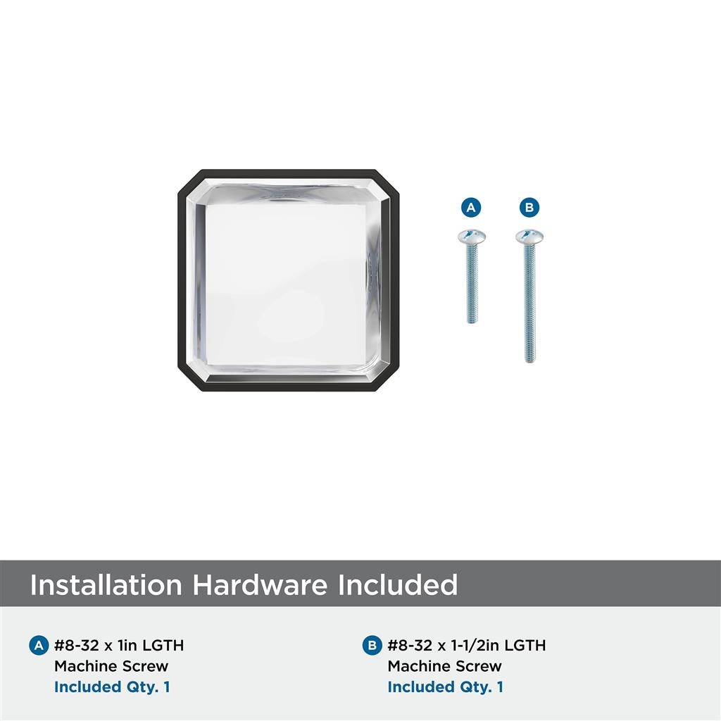 Glacio Premium Square Cabinet Knob