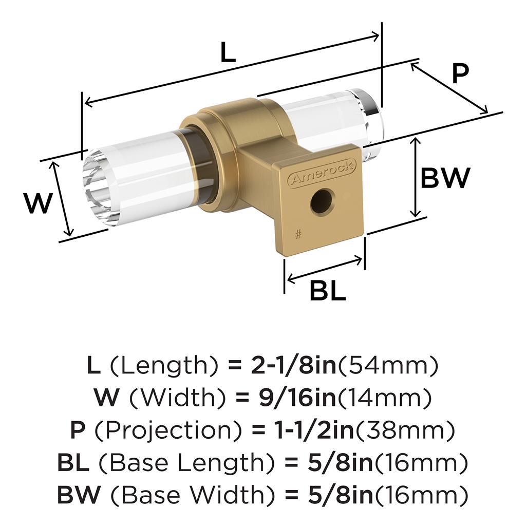 Glacio Premium Bar Cabinet Knob
