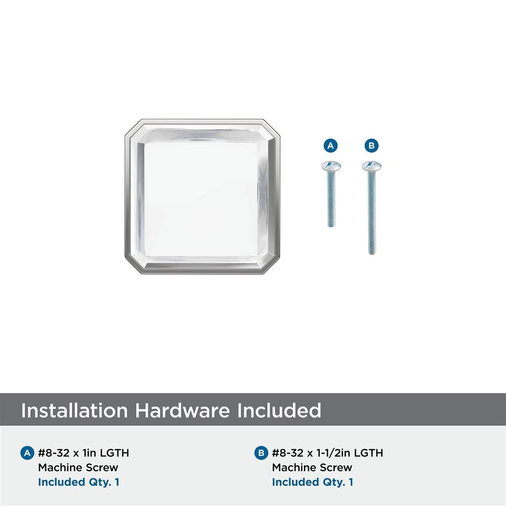 Glacio Premium Square Cabinet Knob