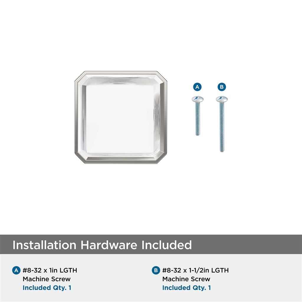 Glacio Premium Square Cabinet Knob