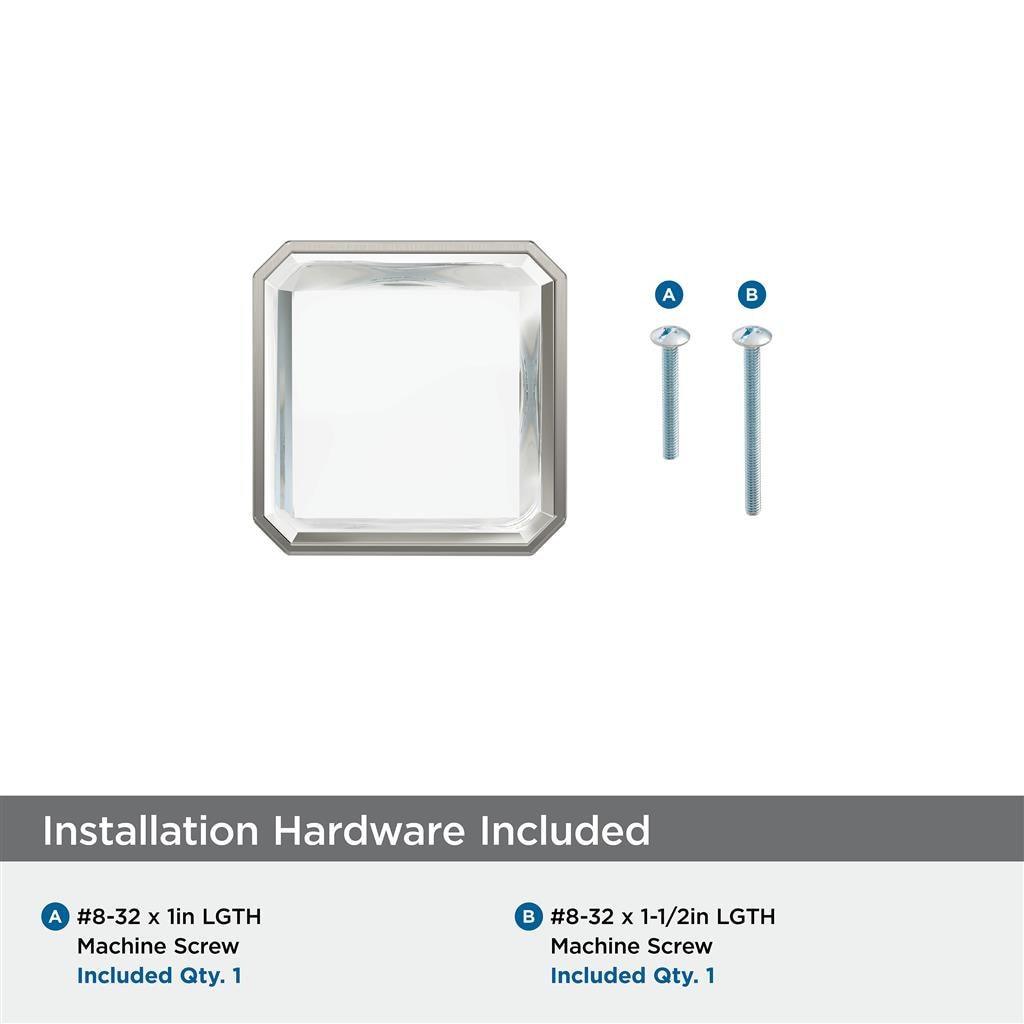 Glacio Premium Square Cabinet Knob