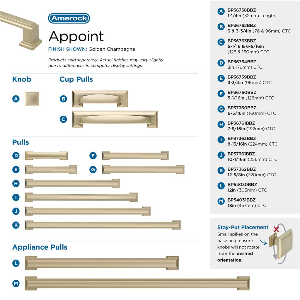 Appoint Cabinet Pull
