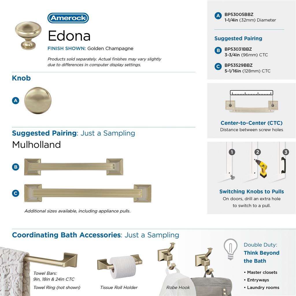 Edona Cabinet Knob