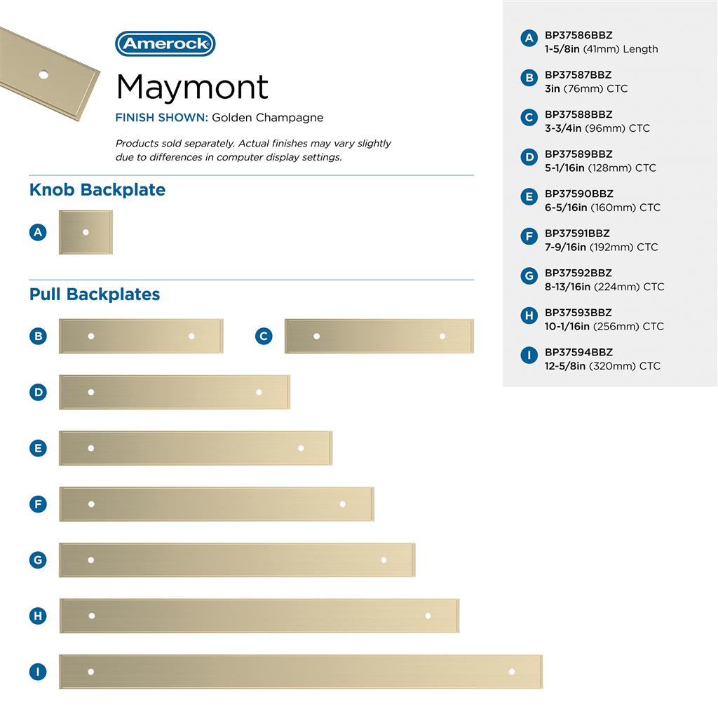 Maymont Backplate