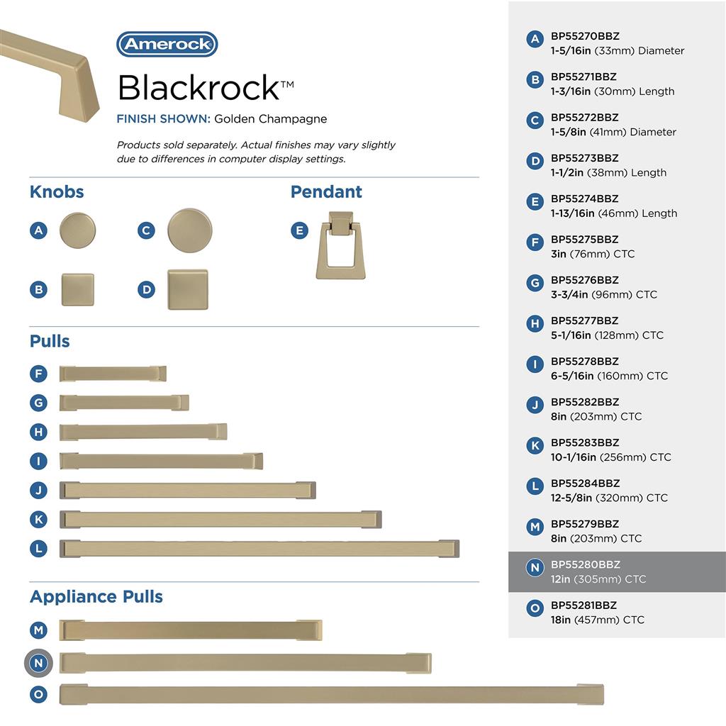Blackrock Appliance Pull