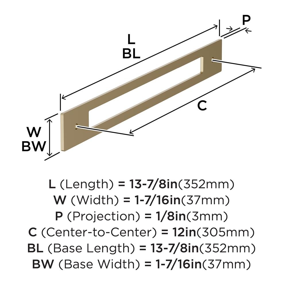 Medora Appliance Pull Backplate