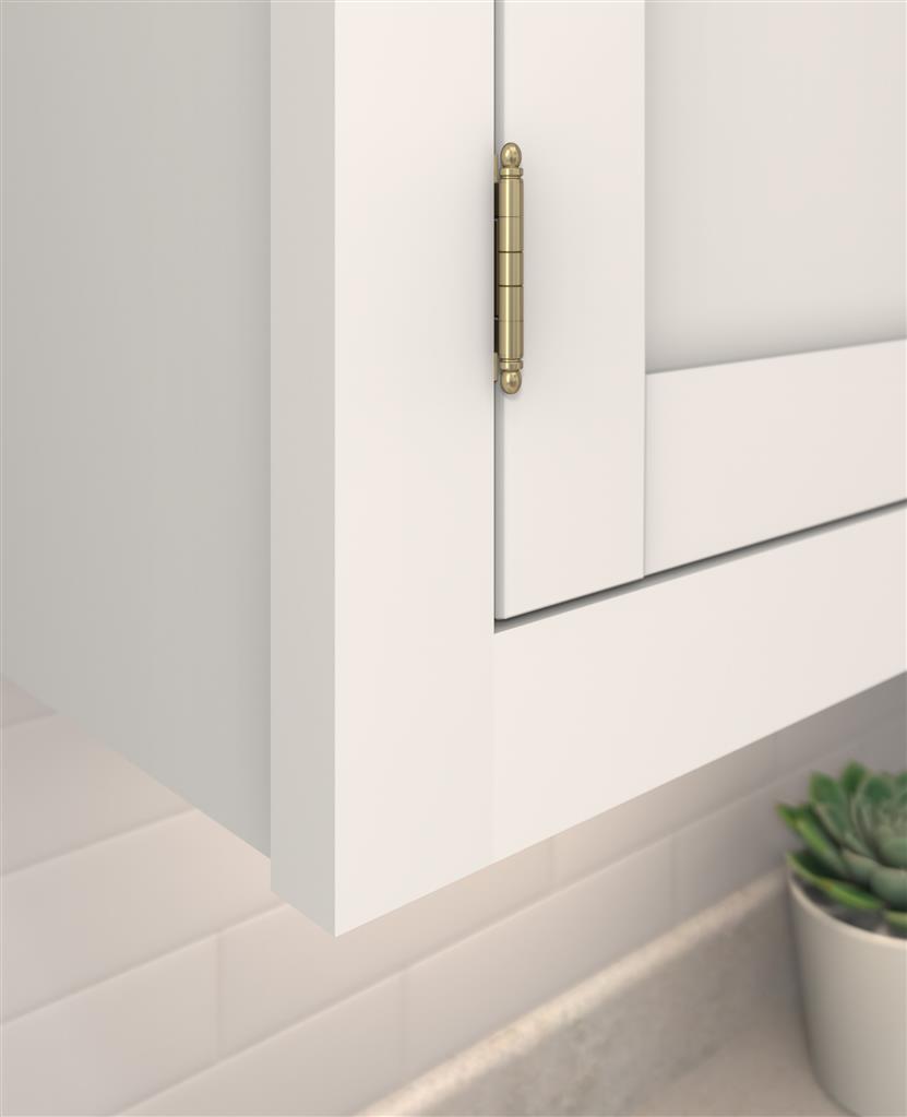 3/4 inch (19mm) Door Thickness Full Inset, Full Wrap, Ball Tip Hinge - 1 Pack