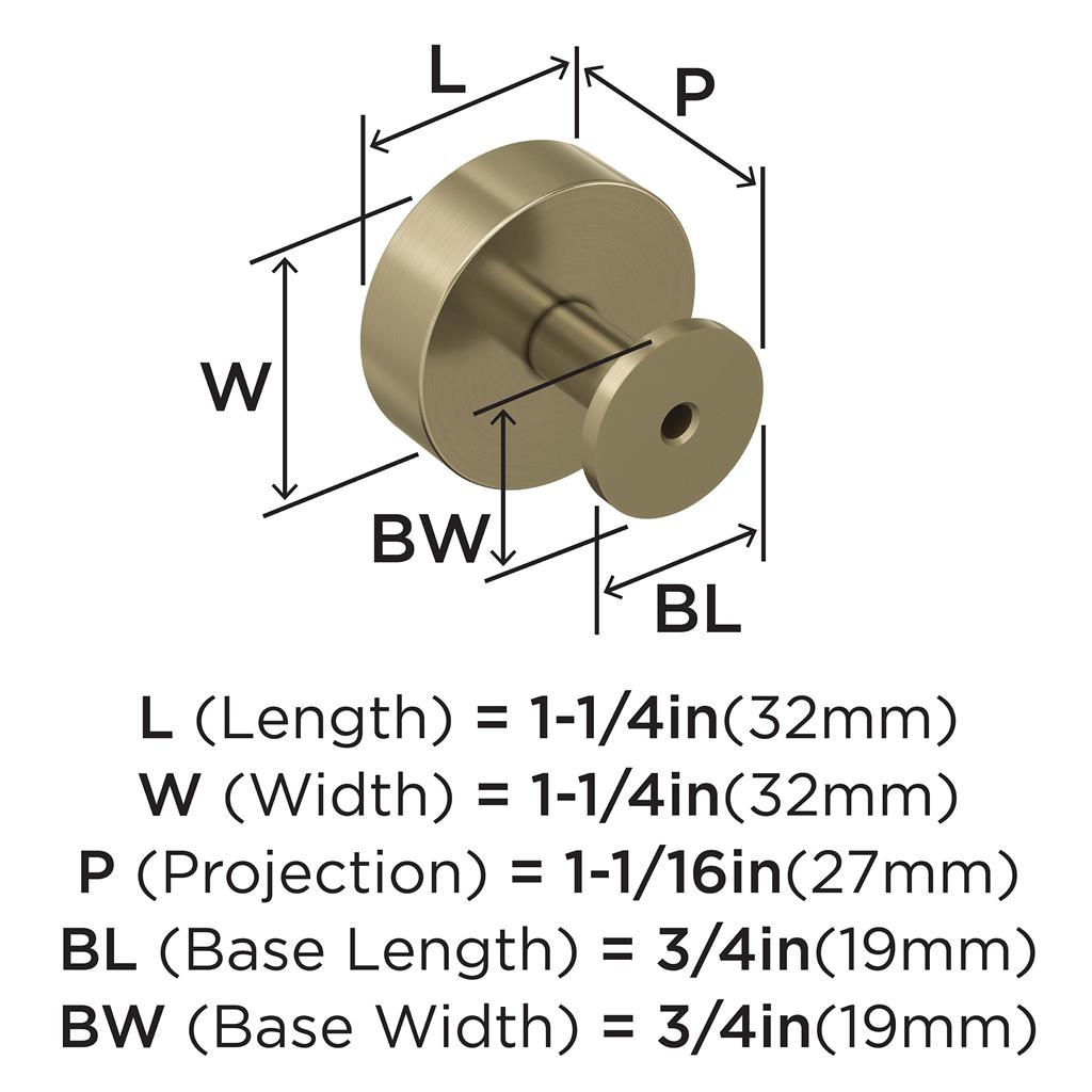 Radius Cabinet Knob