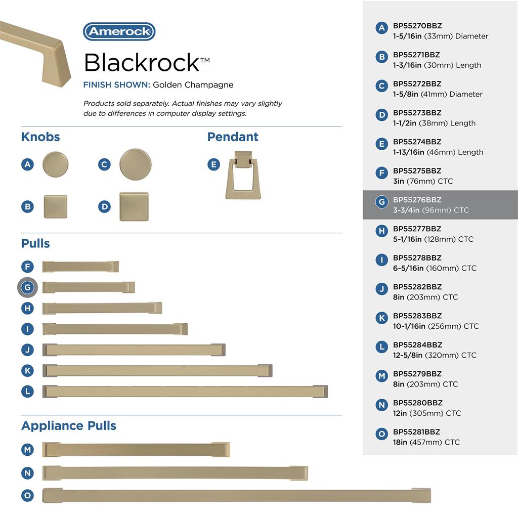 Blackrock Cabinet Pull