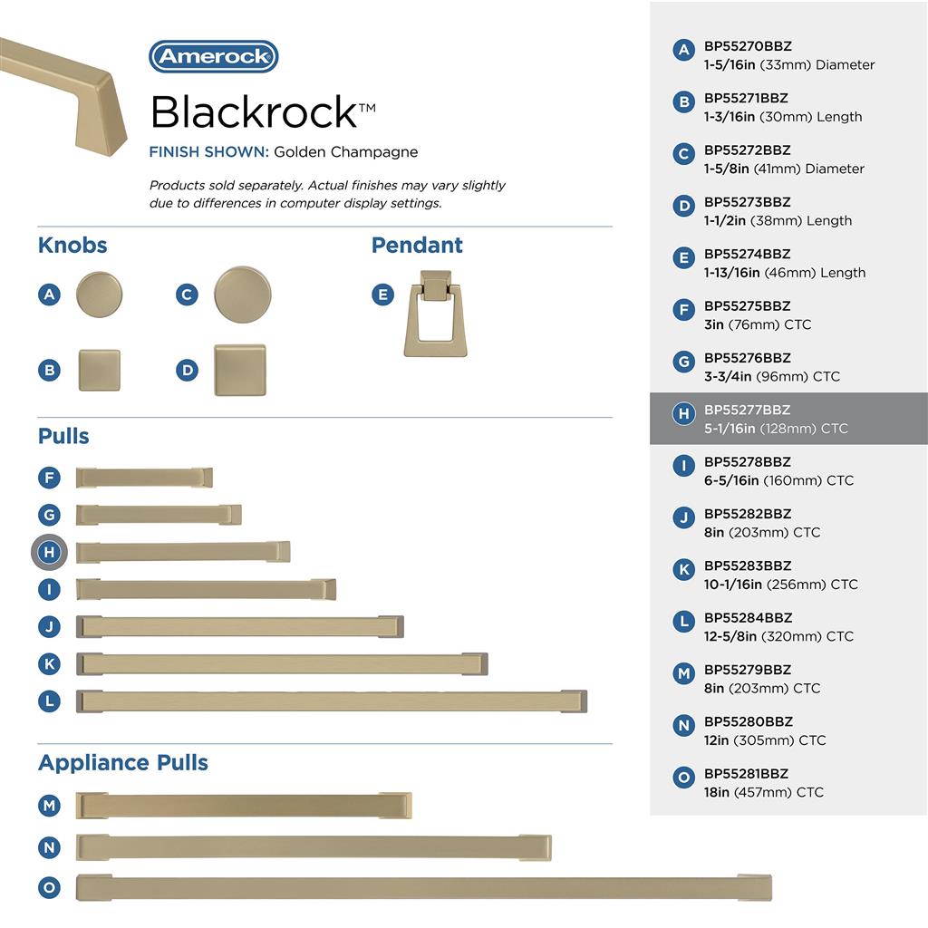 Blackrock Cabinet Pull