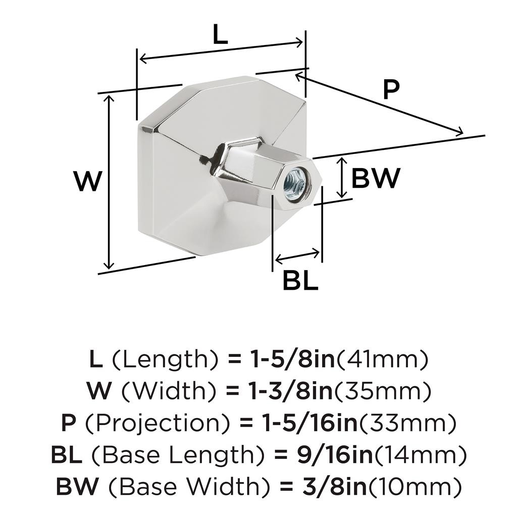 Carrione™ Rectangle Knob