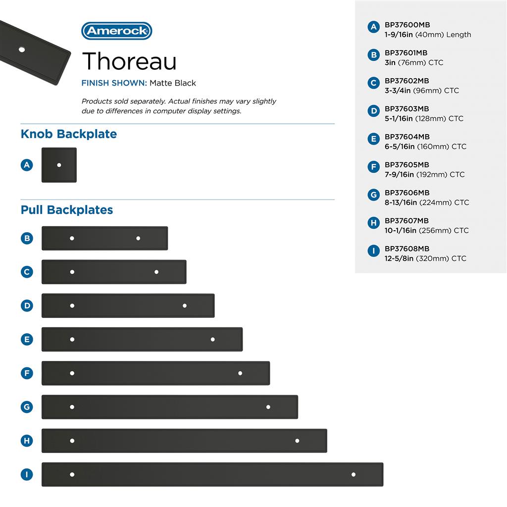 Thoreau Backplate