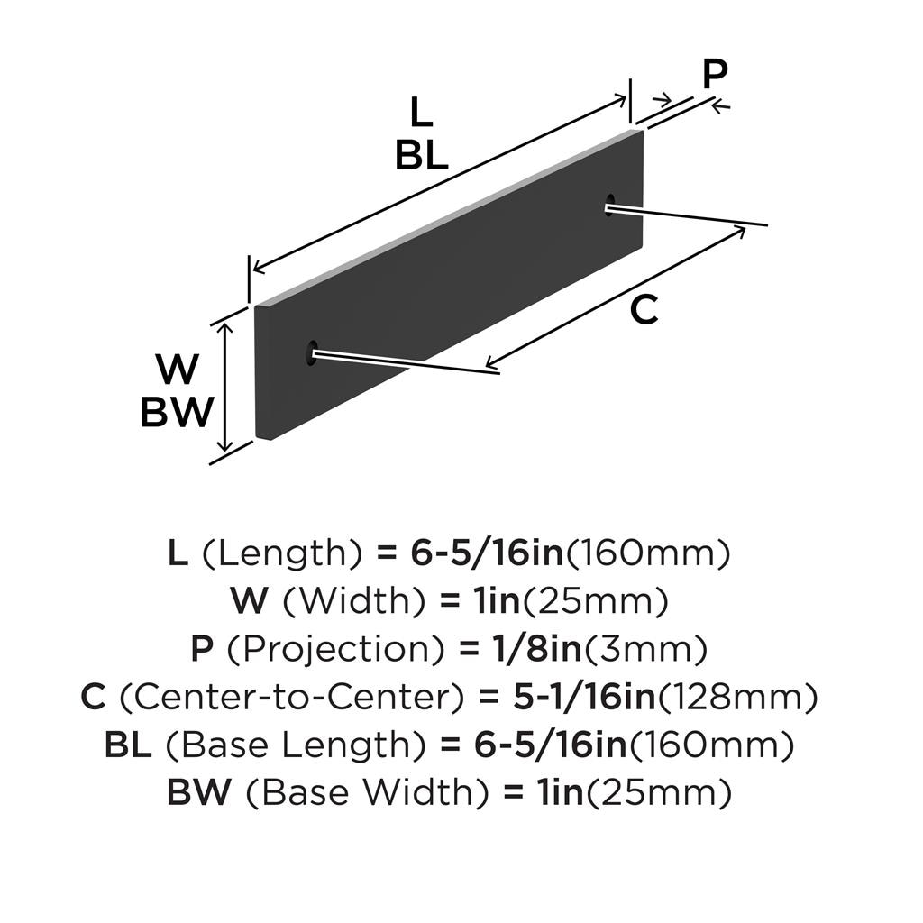 Ladera Cabinet Pull Backplate
