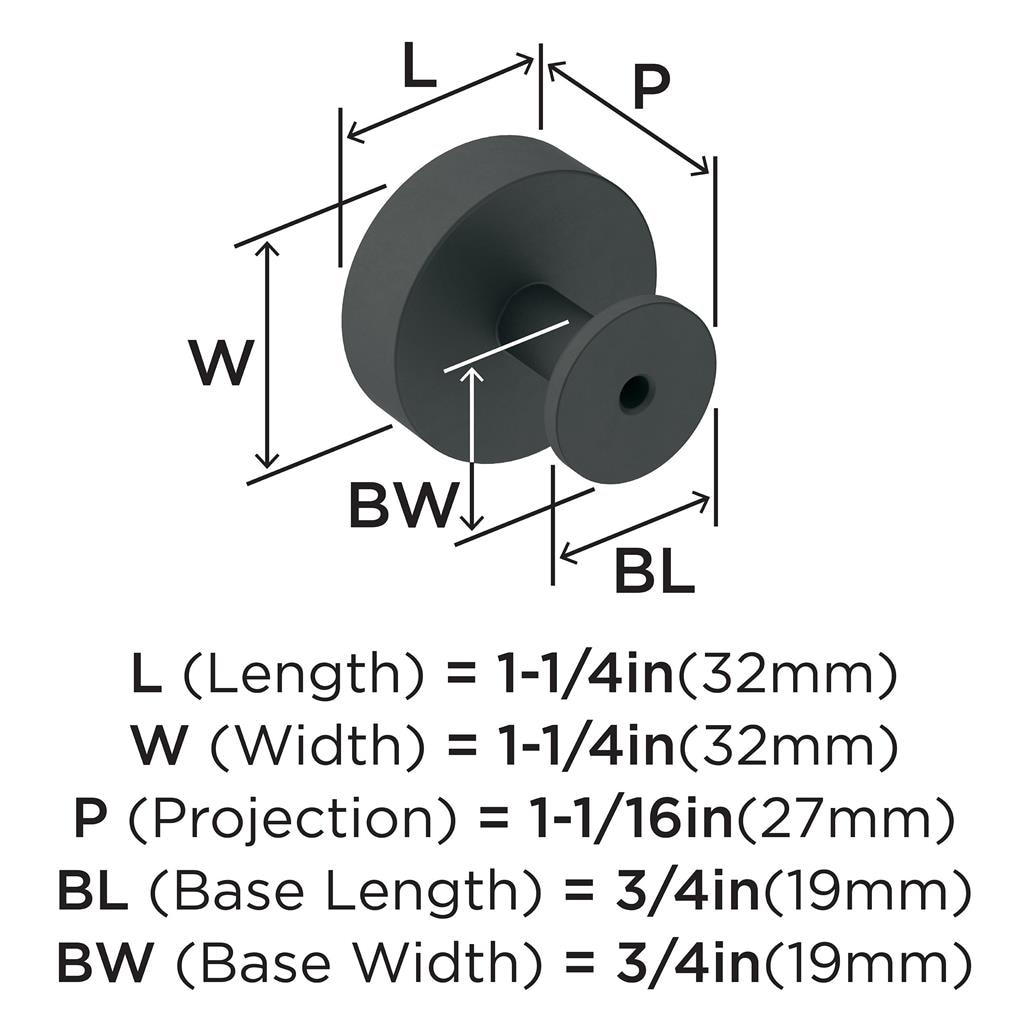 Radius Cabinet Knob