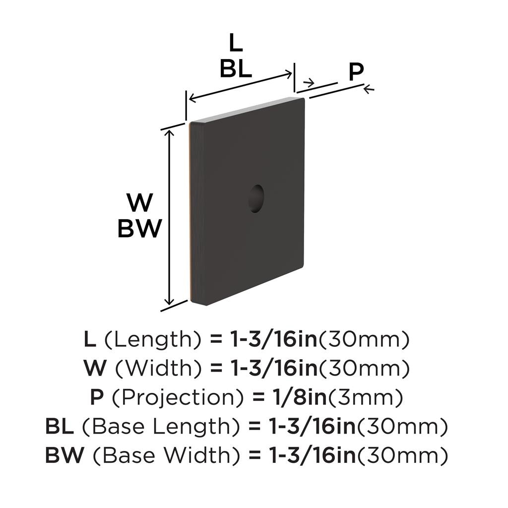 Ladera Cabinet Knob Backplate