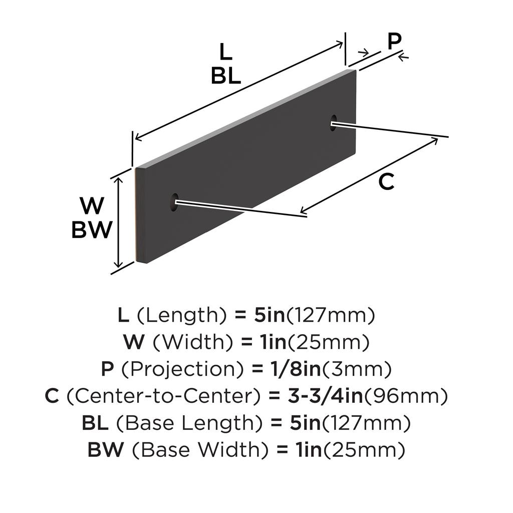 Ladera Cabinet Pull Backplate