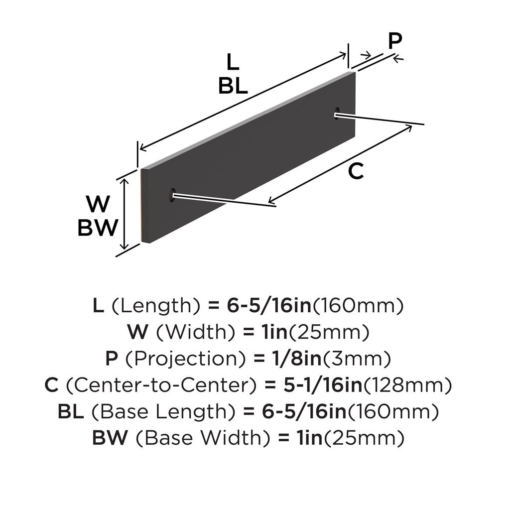 Ladera Cabinet Pull Backplate