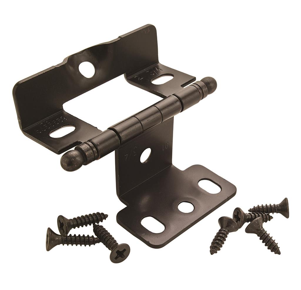 3/4 inch (19mm) Door Thickness Full Inset, Full Wrap, Ball Tip Hinge - 1 Pack