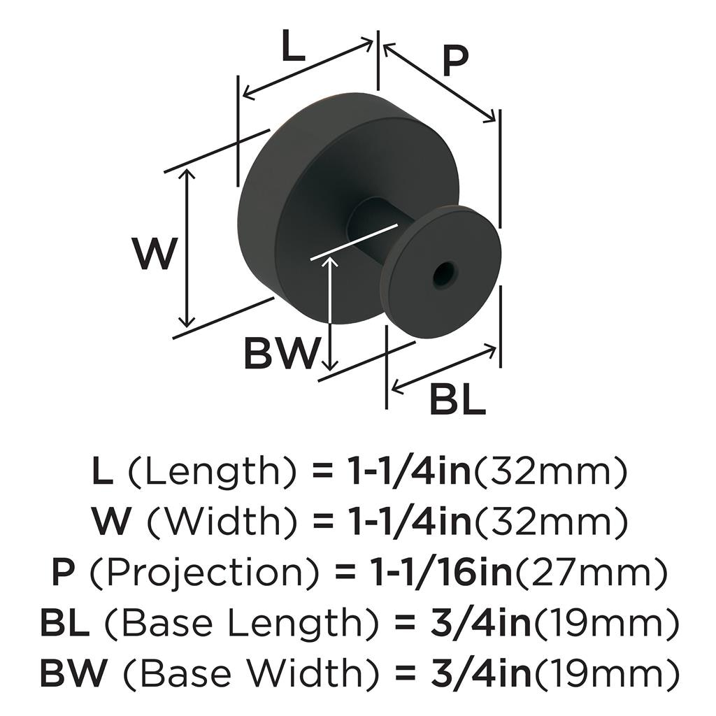 Radius Cabinet Knob