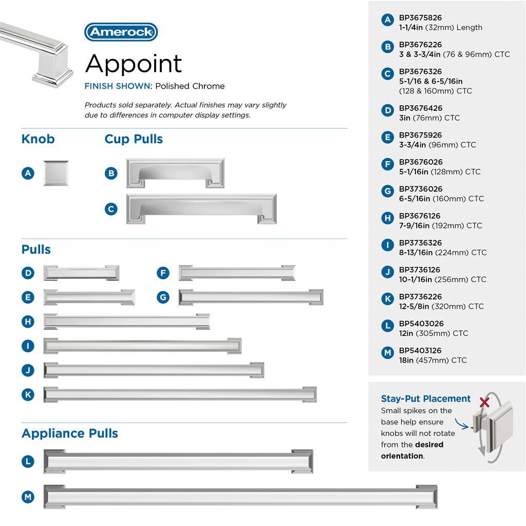 Appoint Cabinet Pull