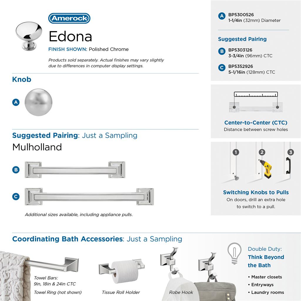 Edona Cabinet Knob