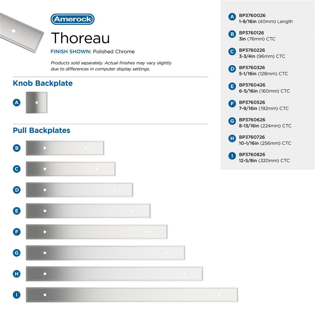 Thoreau Backplate
