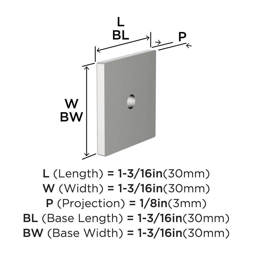 Ladera Cabinet Knob Backplate