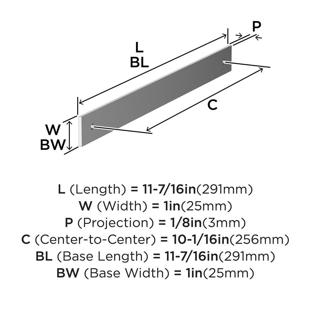 Ladera Cabinet Pull Backplate