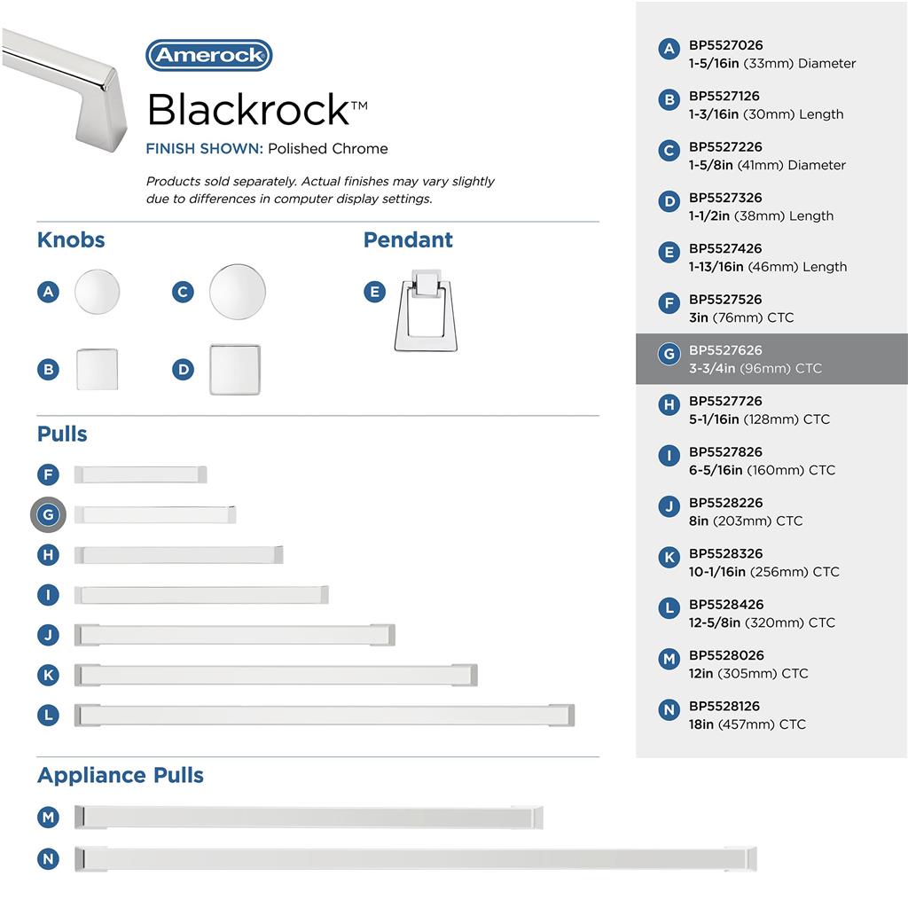 Blackrock Cabinet Pull
