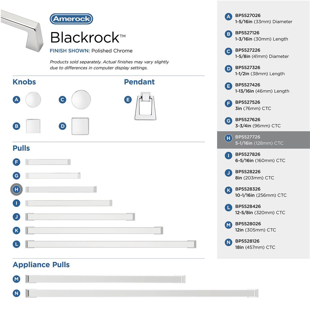 Blackrock Cabinet Pull