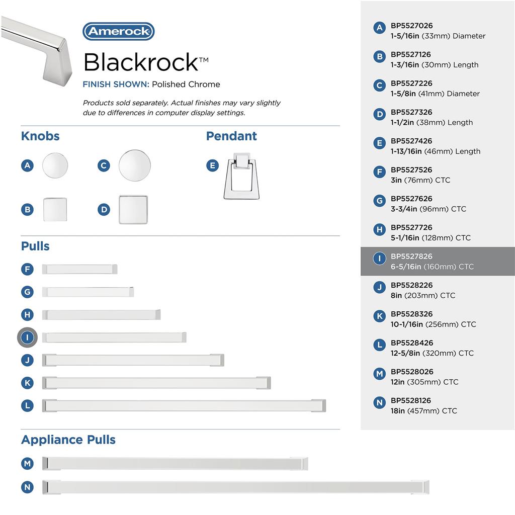 Blackrock Cabinet Pull