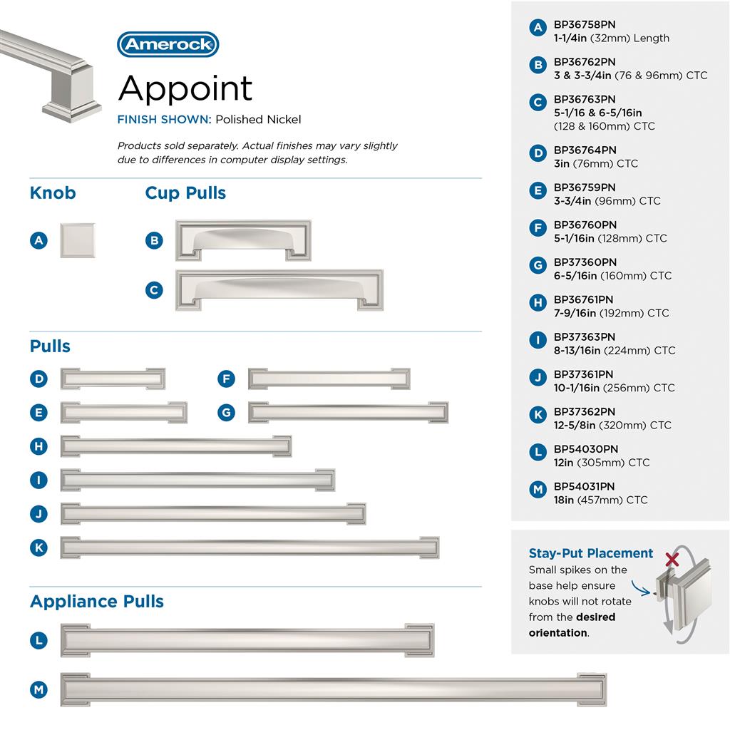 Appoint Cabinet Pull