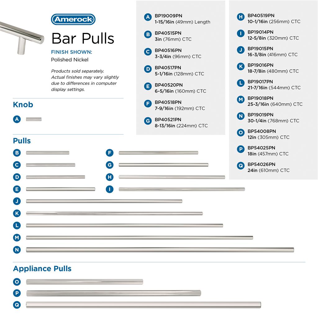 Bar Pulls Cabinet Knob