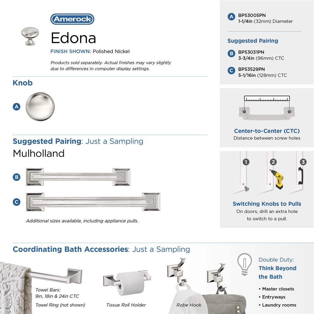 Edona Cabinet Knob