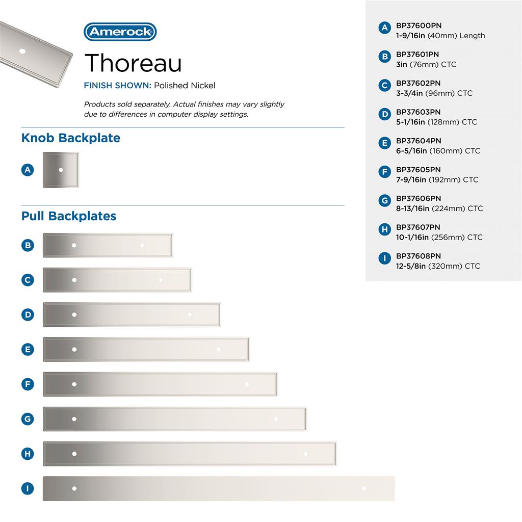 Thoreau Backplate