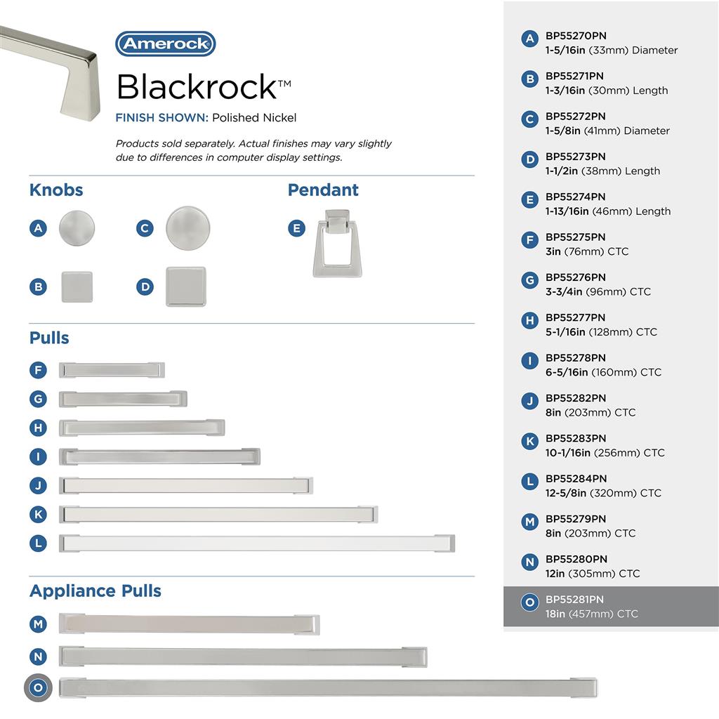 Blackrock Appliance Pull