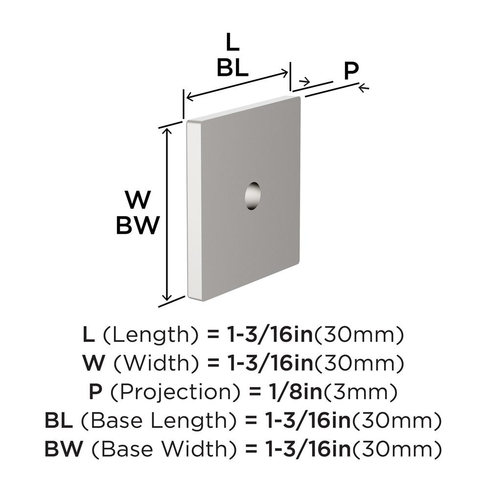Ladera Cabinet Knob Backplate