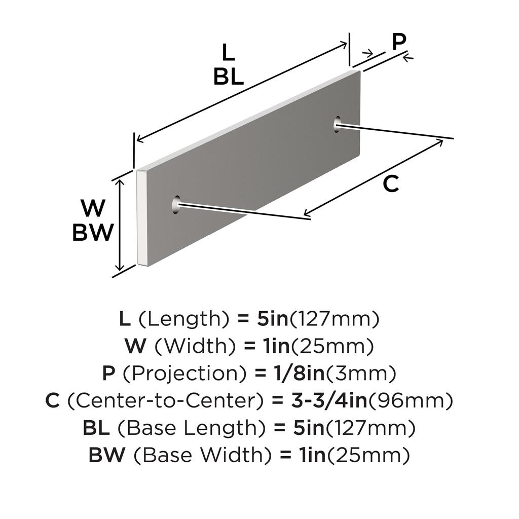 Ladera Cabinet Pull Backplate