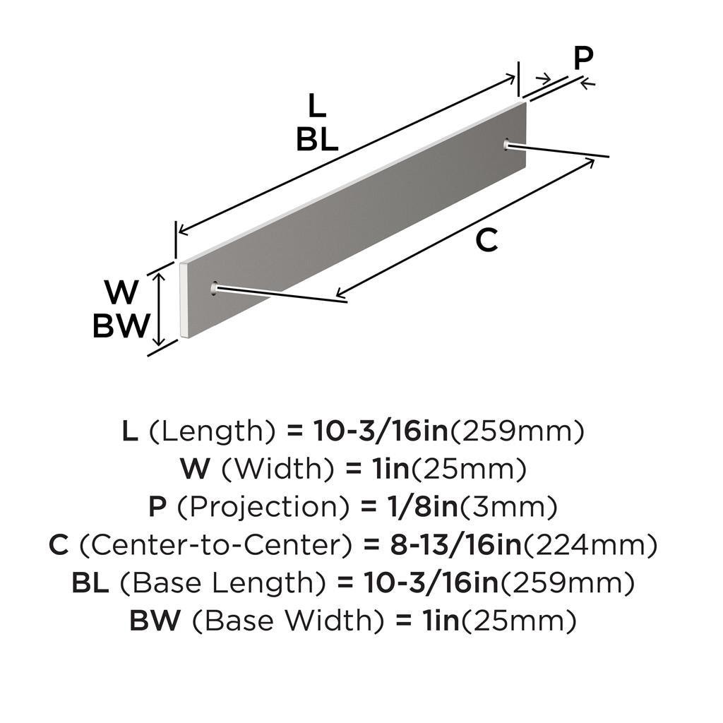 Ladera Cabinet Pull Backplate