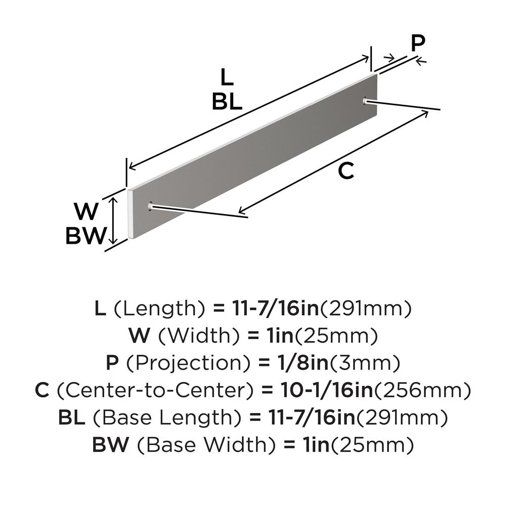 Ladera Cabinet Pull Backplate