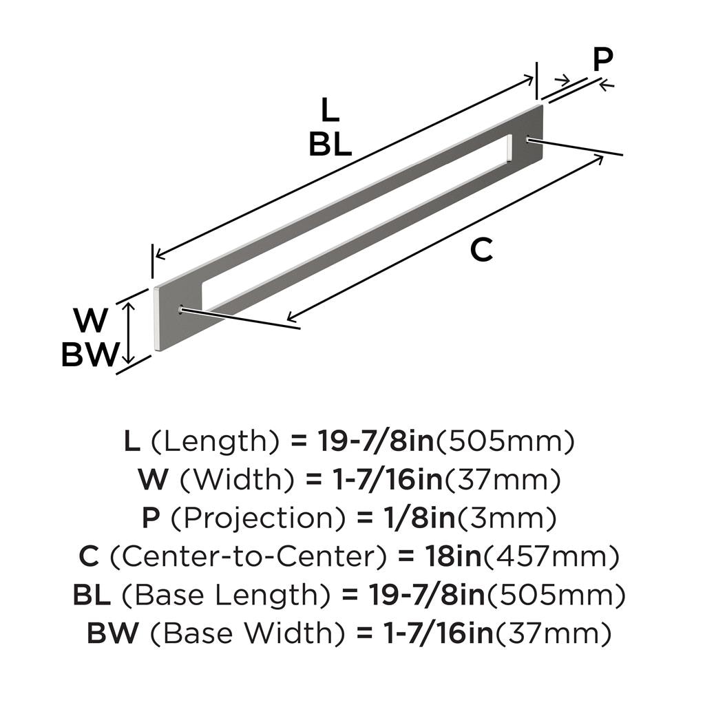 Medora Appliance Pull Backplate