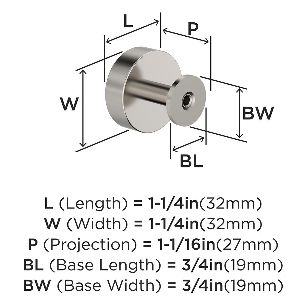Radius Cabinet Knob