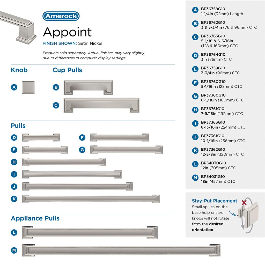 Appoint Cabinet Pull