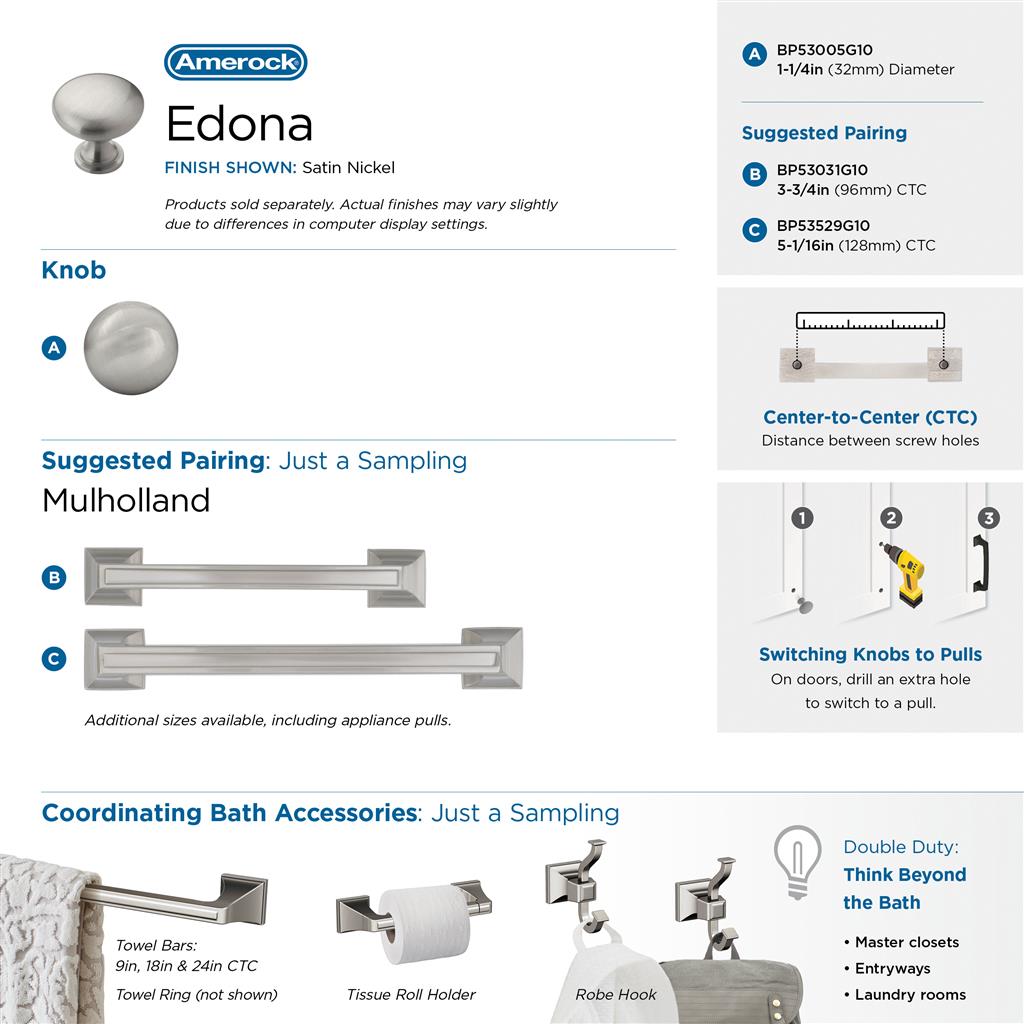Edona Cabinet Knob