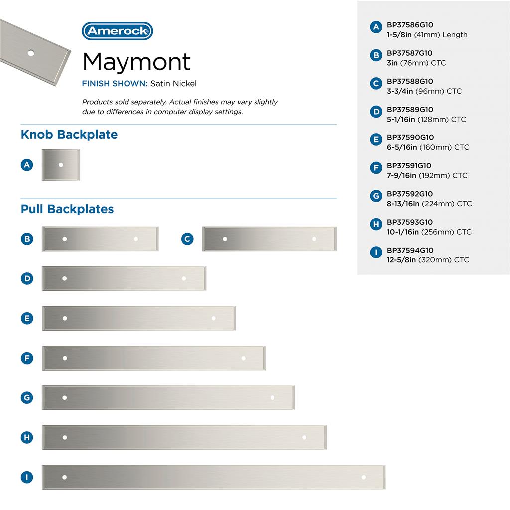 Maymont Backplate